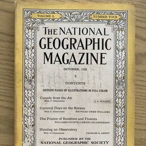 October 1926 National Geographic Magazine